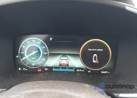 2022 Hyundai Santa Fe Hybrid Blue z USA, uszkodzony, nr VIN KM8S2DA16NU016135